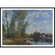 Moret View from the Loing May Afternoon, A New Print Of an Alfred Sisley Painting