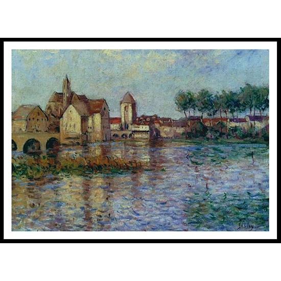 Moret sur Loing 01, A New Print Of an Alfred Sisley Painting