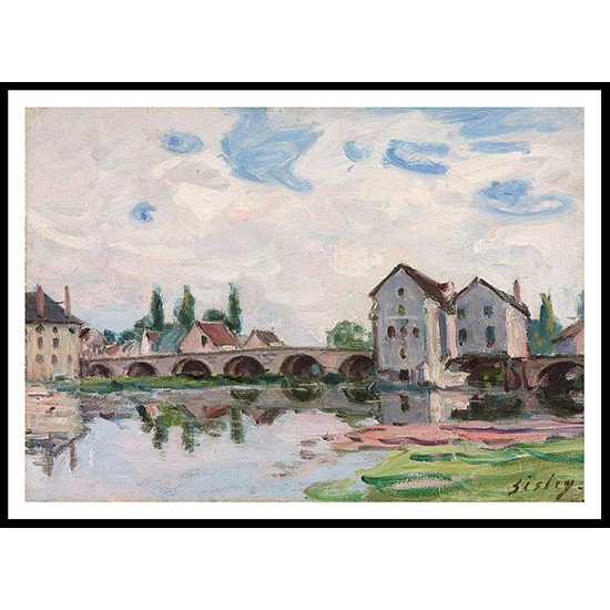 Moret sur Loing 1887, A New Print Of an Alfred Sisley Painting