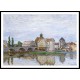 Moret sur Loing Grey Weather 1892, A New Print Of an Alfred Sisley Painting