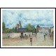 Moret sur Loing the Rain 1887 88, A New Print Of an Alfred Sisley Painting