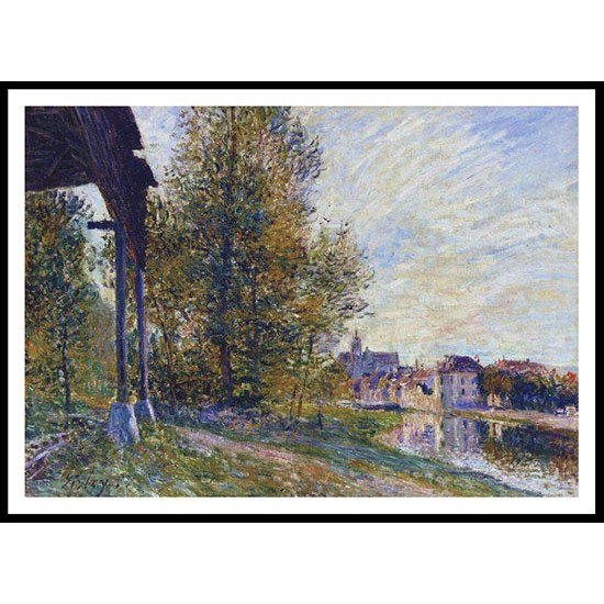 Near Moret sur Loing, A New Print Of an Alfred Sisley Painting