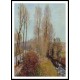 Path along the Loing Canal 1891, A New Print Of an Alfred Sisley Painting