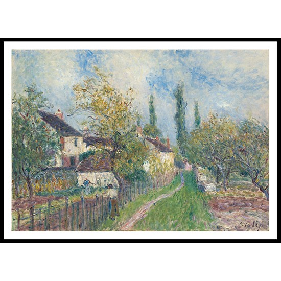 Path at Sablons, A New Print Of an Alfred Sisley Painting