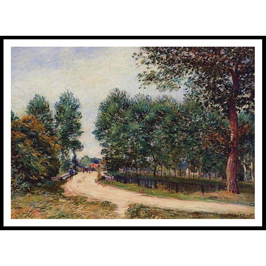 Path from Saint Mammes Morning 1890, A New Print Of an Alfred Sisley Painting