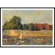 Regatta at Hampton Court, A New Print Of an Alfred Sisley Painting