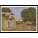 Rue de la Princesse Louveciennes 1872, A New Print Of an Alfred Sisley Painting