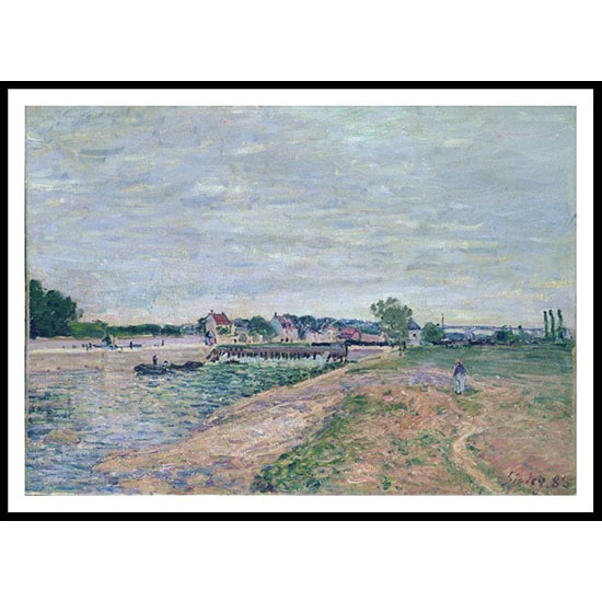 Saint Mammes 1885, A New Print Of an Alfred Sisley Painting