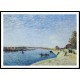 Saint Mammes and the Banks of the Loing, A New Print Of an Alfred Sisley Painting