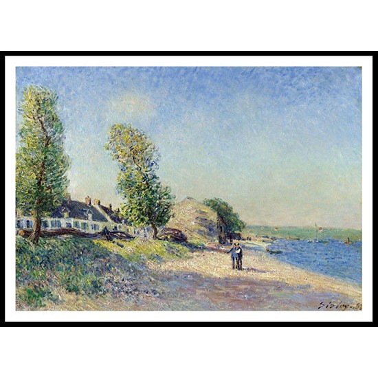 Saint Mammes at Morning 1885, A New Print Of an Alfred Sisley Painting