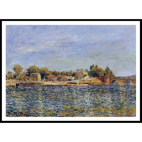 Sevres Bridge 1877, A New Print Of an Alfred Sisley Painting