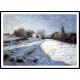 Snow Effect at Louveciennes 1874, A New Print Of an Alfred Sisley Painting