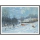 Snow Louveciennes 1874, A New Print Of an Alfred Sisley Painting