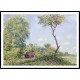 Spring Aspen and Acacia, A New Print Of an Alfred Sisley Painting