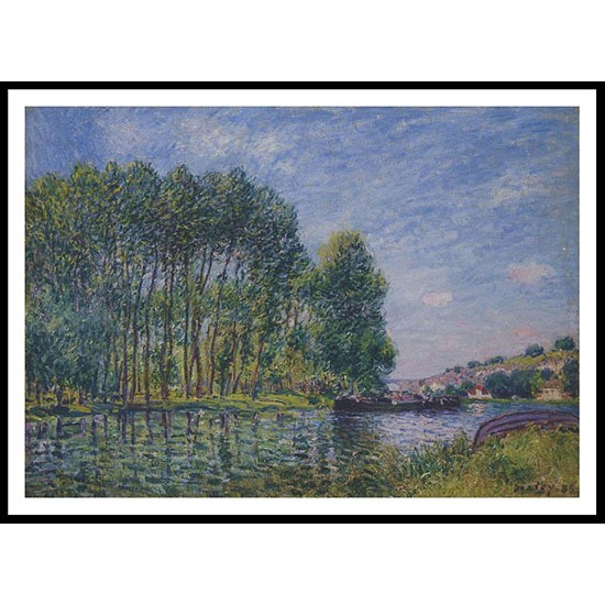 Spring on the Loing River 1885, A New Print Of an Alfred Sisley Painting