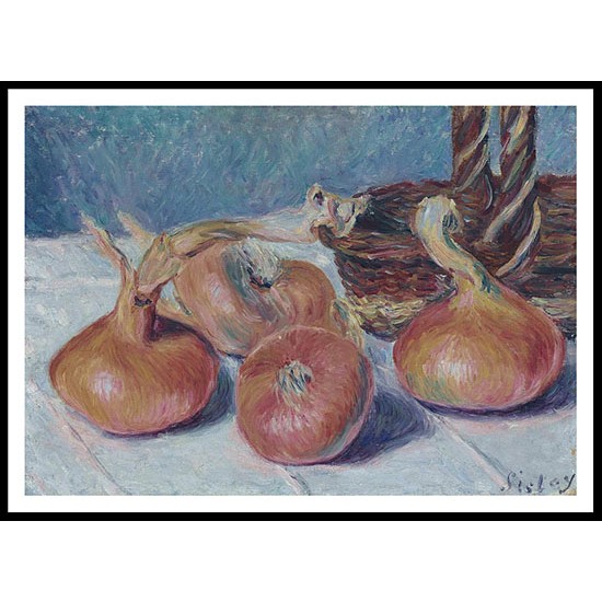 Still Life with Onions, A New Print Of an Alfred Sisley Painting