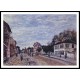 Street Scene in Marly, A New Print Of an Alfred Sisley Painting