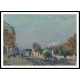 Street at Marly, A New Print Of an Alfred Sisley Painting