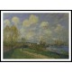 Summer at Bougival 1876, A New Print Of an Alfred Sisley Painting