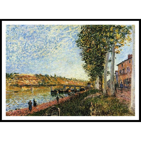 Sunrise at Saint Mammes 1890, A New Print Of an Alfred Sisley Painting