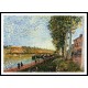 Sunrise at Saint Mammes 1890, A New Print Of an Alfred Sisley Painting