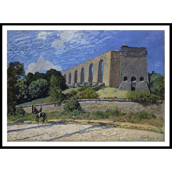 The Aqueduct at Marly 1874, A New Print Of an Alfred Sisley Painting