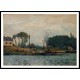 The Boat near Bougival 1873, A New Print Of an Alfred Sisley Painting