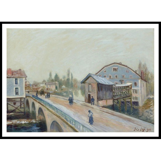 The Bridge of Moret 1890, A New Print Of an Alfred Sisley Painting