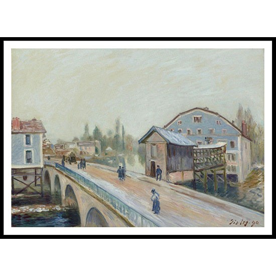 The Bridge of Moret 1890, A New Print Of an Alfred Sisley Painting