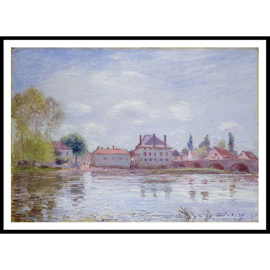 The Bridge of Moret Sur Loing 1890, A New Print Of an Alfred Sisley Painting