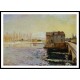 The Bridge of Moret and Mills under Snow 1890, A New Print Of an Alfred Sisley Painting