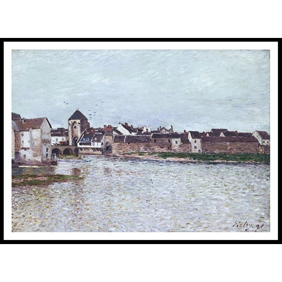 The Bridge of Moret sur Loing 1891, A New Print Of an Alfred Sisley Painting