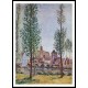 The Bridge of Moret with Church and Mill Sun, A New Print Of an Alfred Sisley Painting