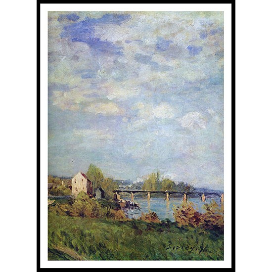 The Bridge of the Seine 1874, A New Print Of an Alfred Sisley Painting