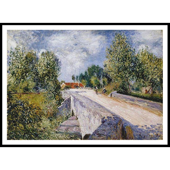 The Bridge over the Orvanne near Moret 1883, A New Print Of an Alfred Sisley Painting