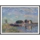 The Channel at Saint Mammes 1885, A New Print Of an Alfred Sisley Painting