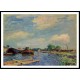 The Channel at Saint Mammes, A New Print Of an Alfred Sisley Painting