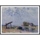 The Channel of Loing at Saint Mammes 02, A New Print Of an Alfred Sisley Painting