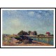 The Channel of Loing at Saint Mammes 1885 02, A New Print Of an Alfred Sisley Painting