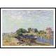 The Channel of Loing at Saint Mammes 1885 04, A New Print Of an Alfred Sisley Painting