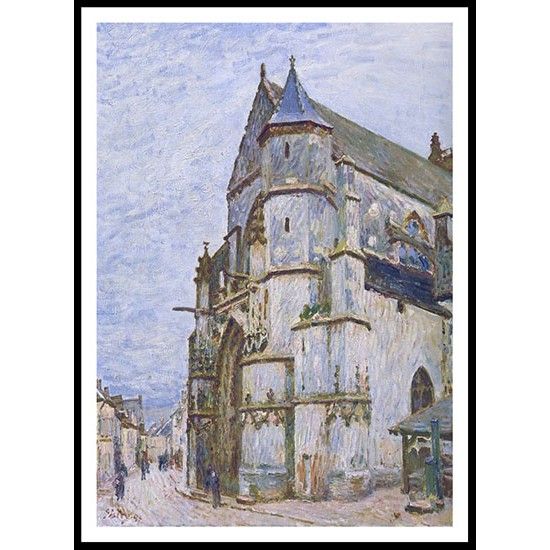 The Church at Moret after the Rain 1894, A New Print Of an Alfred Sisley Painting