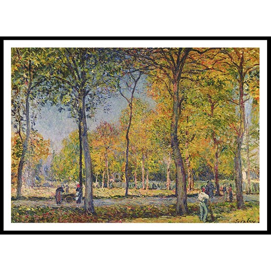 The Forest at Boulogne 1880, A New Print Of an Alfred Sisley Painting