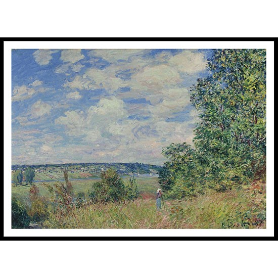 The Hay Stacking Afternoon in June 1887, A New Print Of an Alfred Sisley Painting