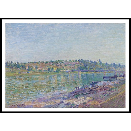 The Hill of Celle Sous Moret in Saint Mammes 1884, A New Print Of an Alfred Sisley Painting