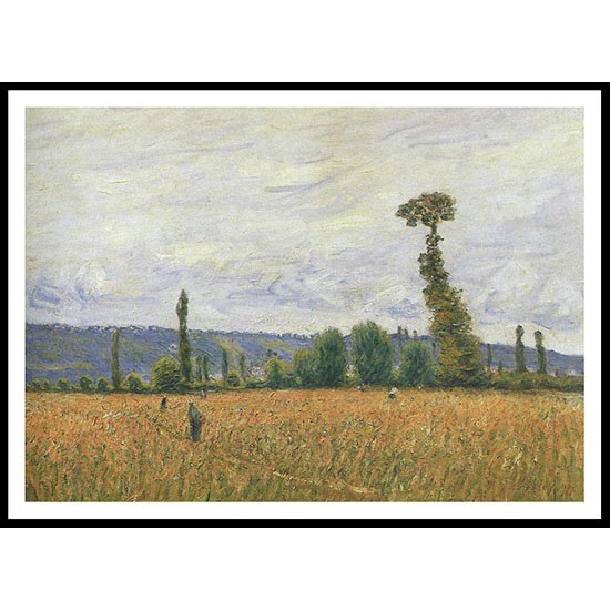 The Hills of La Bouille 1894, A New Print Of an Alfred Sisley Painting