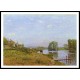 The Island of Saint Denis 1872, A New Print Of an Alfred Sisley Painting