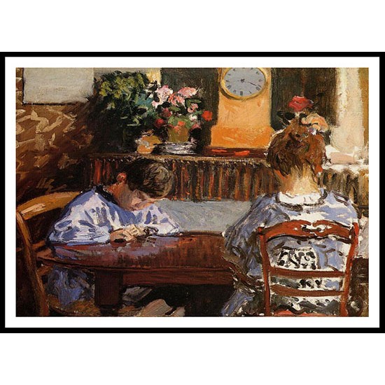 The Lesson, A New Print Of an Alfred Sisley Painting