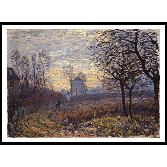 The Outskirts of Louveciennes 1873, A New Print Of an Alfred Sisley Painting