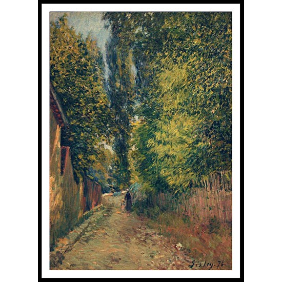 The Outskirts of Louveciennes 1876, A New Print Of an Alfred Sisley Painting