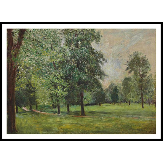 The Park of Sevres 1878, A New Print Of an Alfred Sisley Painting